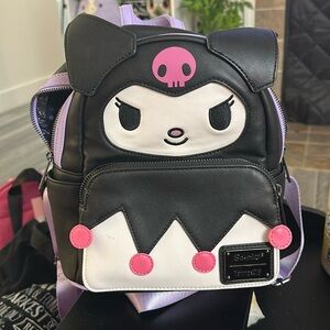 Kuromi Sanrio Loungefly mini backpack